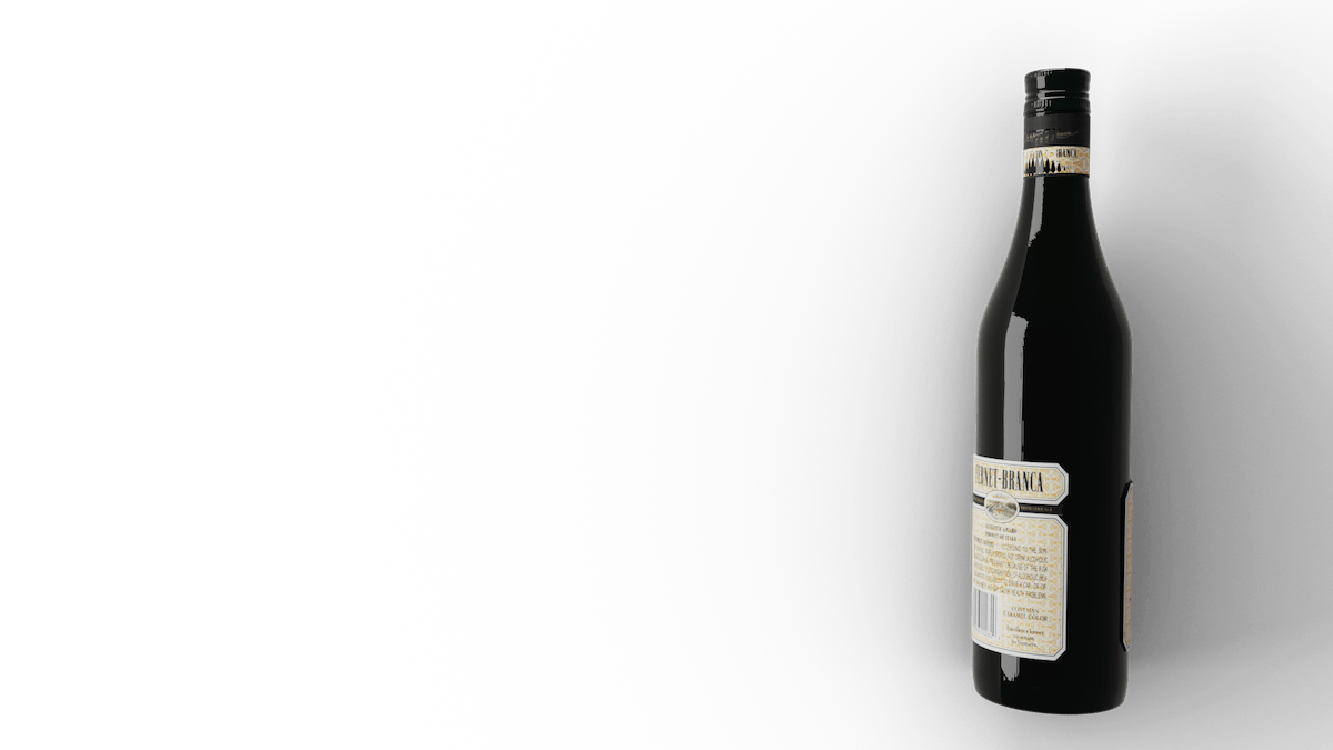 Fernet Branca bottle frame 14